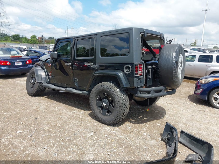 Vin: 1j4ba5h10bl592737, lot: 46250736, jeep wrangler unlimited sahara 20113