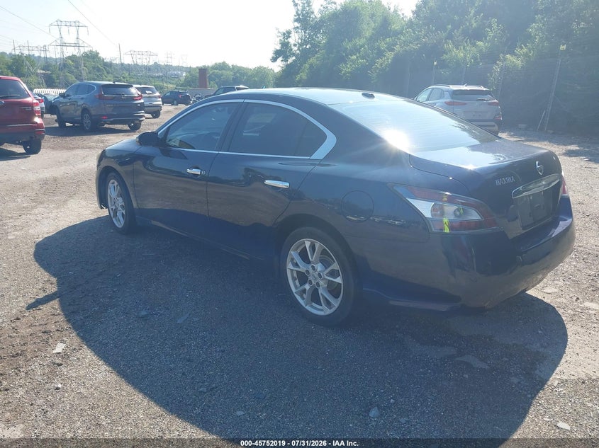 Vin: 1n4aa5ap0dc805887, lot: 46250741, nissan maxima 3.5 sv 20133