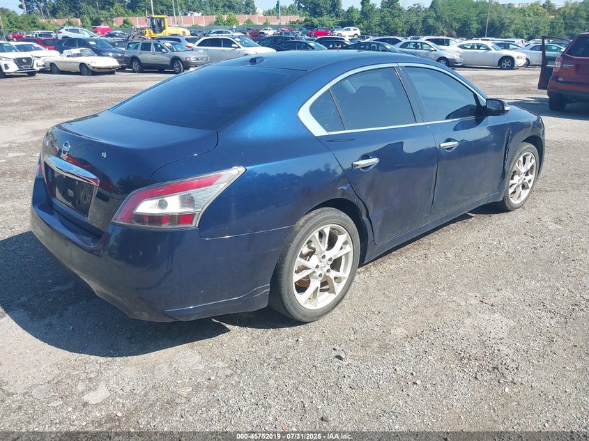 Vin: 1n4aa5ap0dc805887, lot: 46250741, nissan maxima 3.5 sv 20134