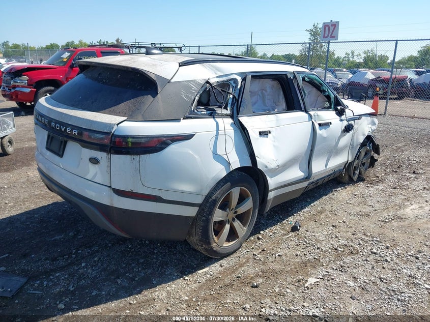 Vin: salyb2rx7ja736155, lot: 46250756, land rover range rover velar p250 s 20184