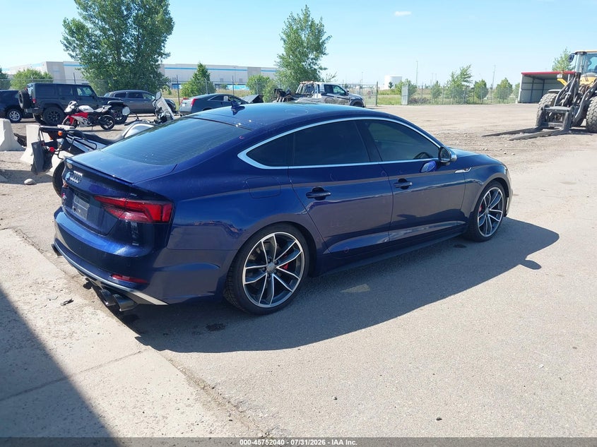 Vin: wauc4cf5xja066909, lot: 46250762, audi s5 3.0t premium plus 20184