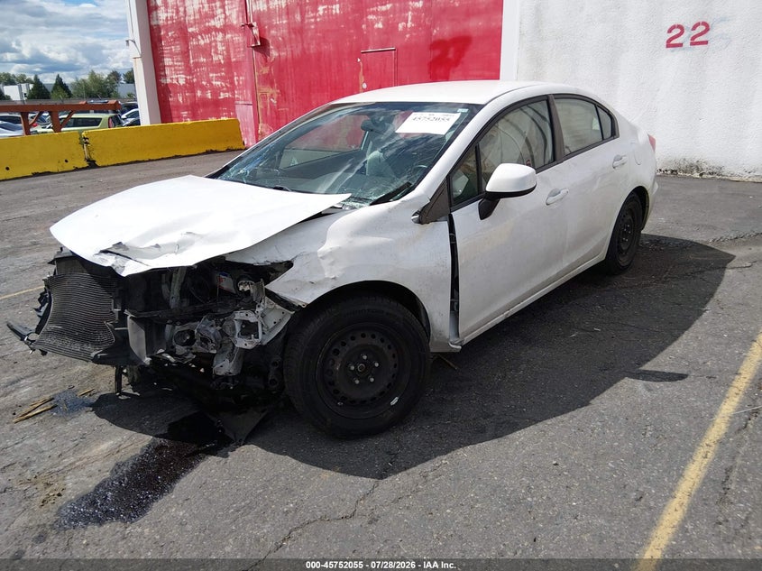 Vin: 19xfb2f53ce357803, lot: 46250777, honda civic lx 20122
