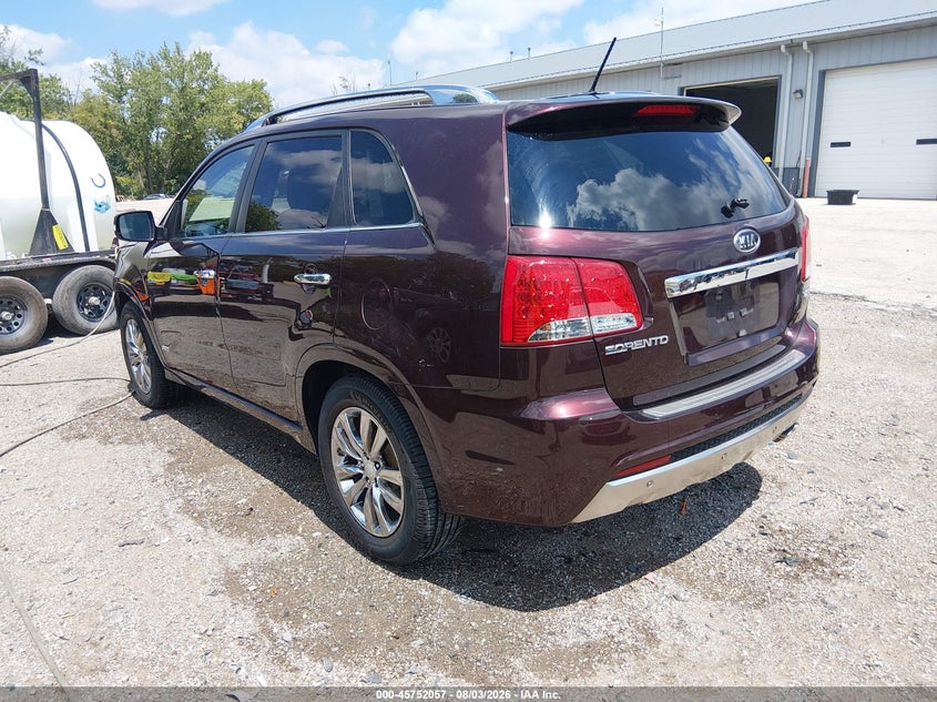 Vin: 5xykwda2xdg340691, lot: 46250779, kia sorento sx v6 20133