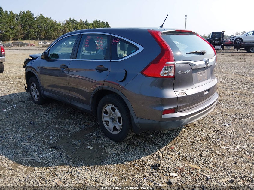 Vin: 2hkrm4h30gh684305, lot: 46250817, honda cr-v lx 20163