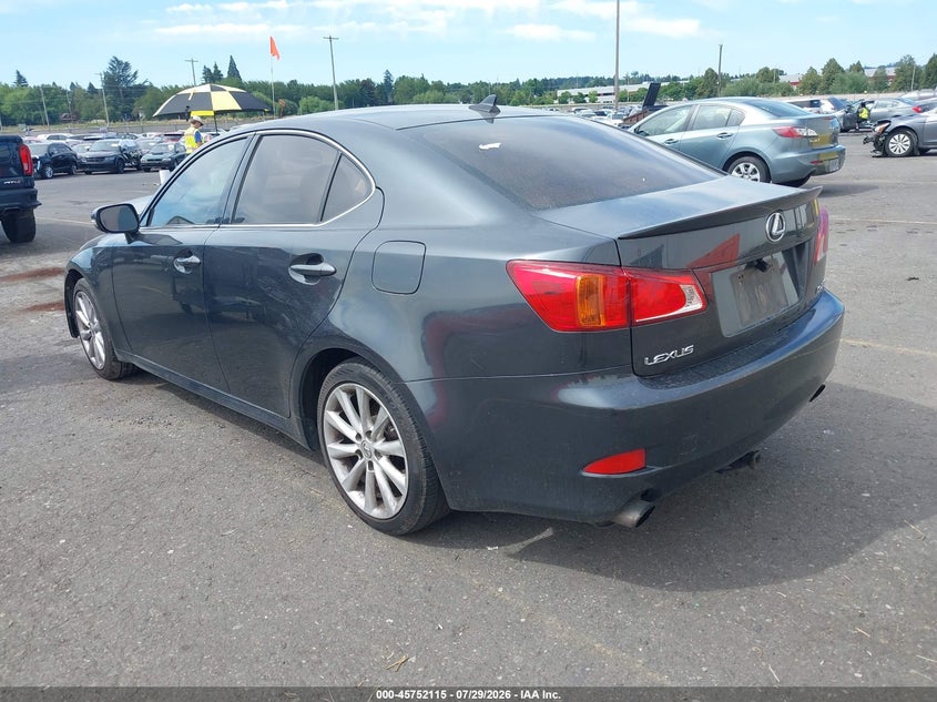 Vin: jthbf5c20a2098761, lot: 46250837, lexus is 250 20103