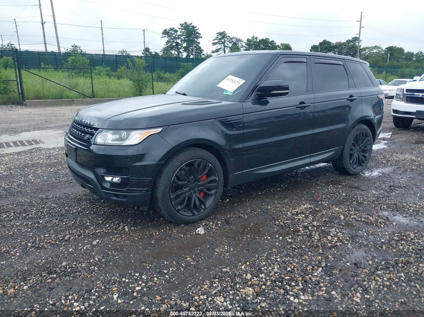 Vin: salwr2tf1fa504869, lot: 46250845, land rover range rover sport 5.0l v8 supercharged 20152