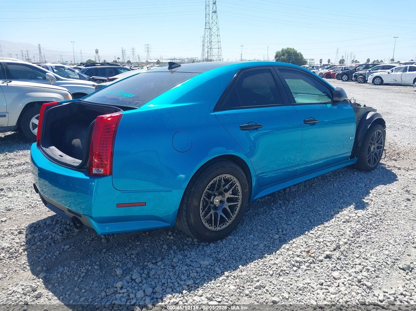 Vin: 1g6dv5ep4b0111372, lot: 46250857, cadillac cts-v 20114