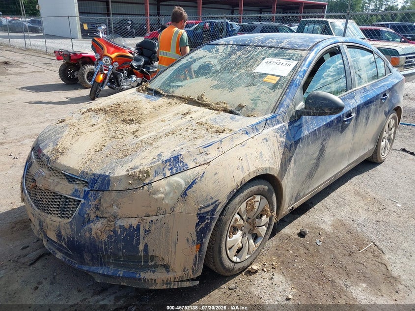 Vin: 1g1pa5sh7d7199100, lot: 46250860, chevrolet cruze ls auto 20132