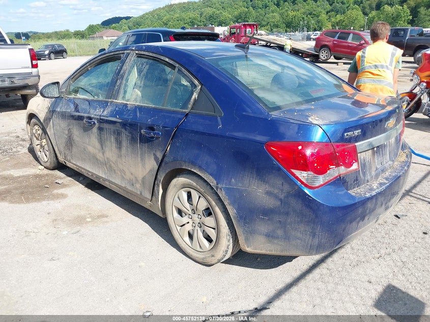 Vin: 1g1pa5sh7d7199100, lot: 46250860, chevrolet cruze ls auto 20133
