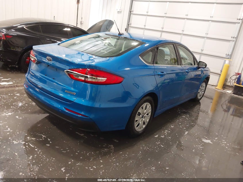 Vin: 3fa6p0g79kr172013, lot: 46250871, ford fusion s 20194