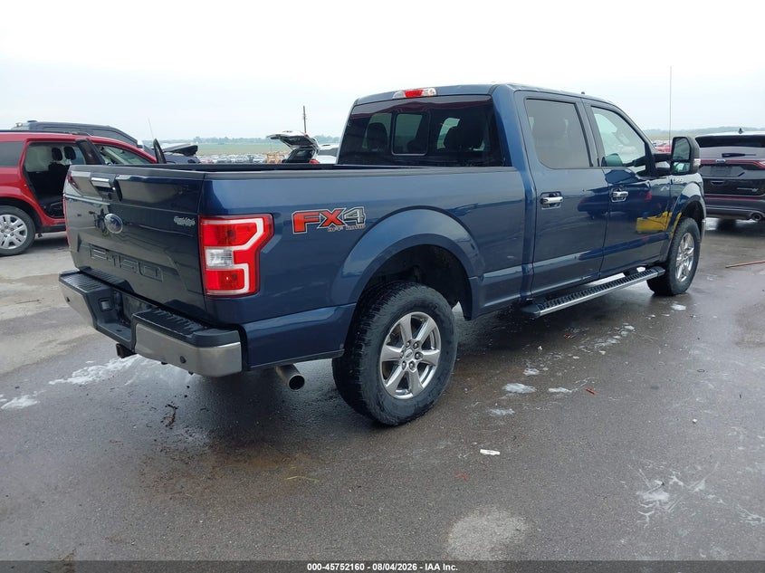 Vin: 1ftfw1e59jfc63234, lot: 46250882, ford f-150 xlt 20184
