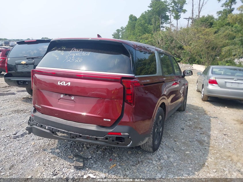Vin: kndnb5ka4t6123093, lot: 46250896, kia carnival mpv hybrid lxs 20264