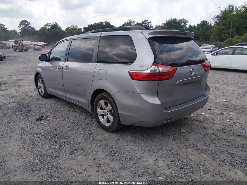 Vin: 5tdkk3dc0fs629899, lot: 46250902, toyota sienna le 8 passenger 20153