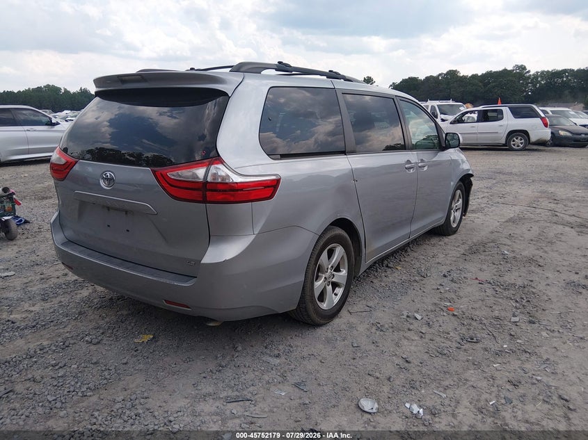 Vin: 5tdkk3dc0fs629899, lot: 46250902, toyota sienna le 8 passenger 20154