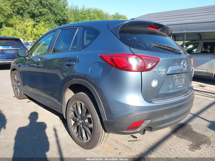 Vin: jm3ke4dy0g0760464, lot: 46250914, mazda cx-5 grand touring 20163