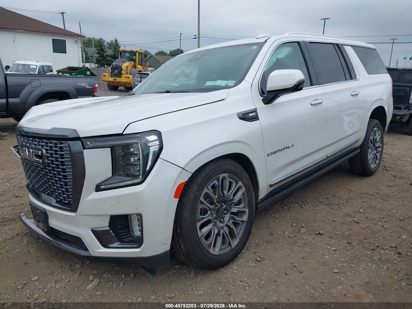 Vin: 1gks2kkl0pr434533, lot: 46250925, gmc yukon xl 4wd denali ultimate 20232