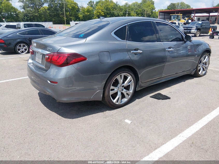 Vin: jn1by1ap9hm740253, lot: 46251009, infiniti q70 3.7 20174