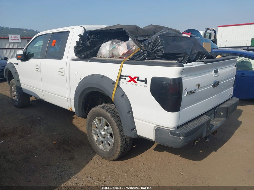 Vin: 1ftfw1ef7bfa00556, lot: 46251025, ford f-150 fx4 20113