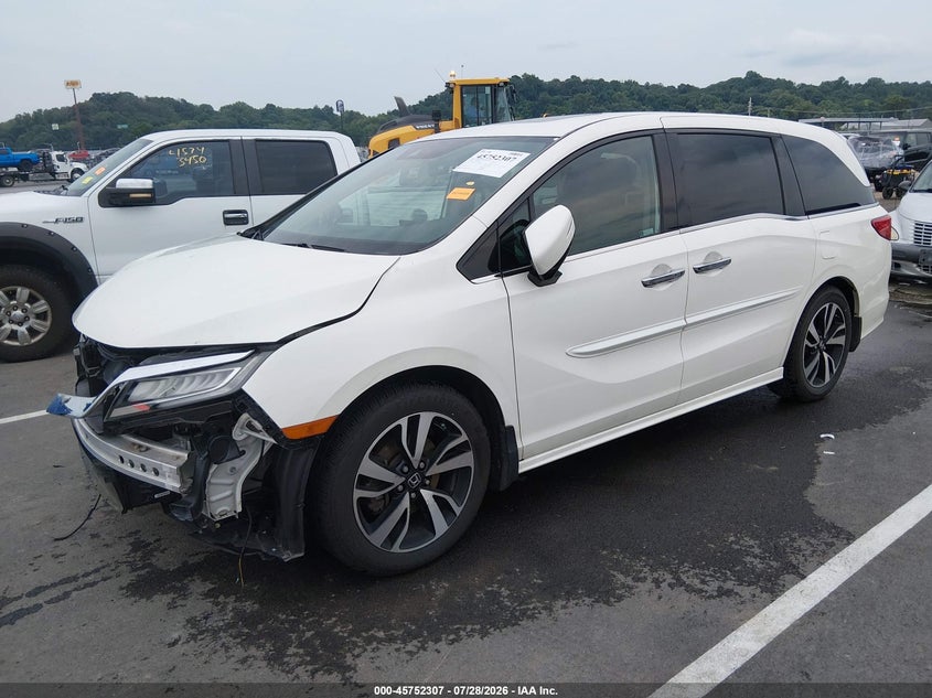Vin: 5fnrl6h9xkb120865, lot: 46251029, honda odyssey elite 20192