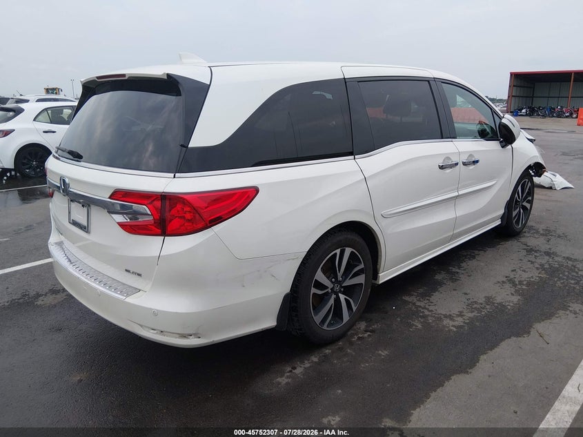 Vin: 5fnrl6h9xkb120865, lot: 46251029, honda odyssey elite 20194