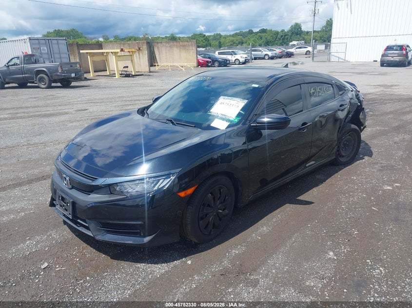 Vin: 2hgfc2f51hh551062, lot: 46251052, honda civic lx 20172