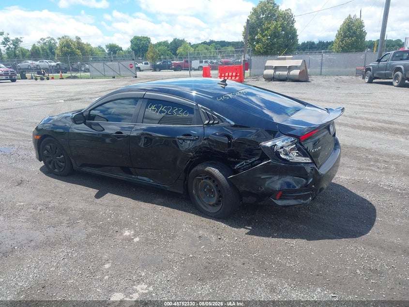 Vin: 2hgfc2f51hh551062, lot: 46251052, honda civic lx 20173
