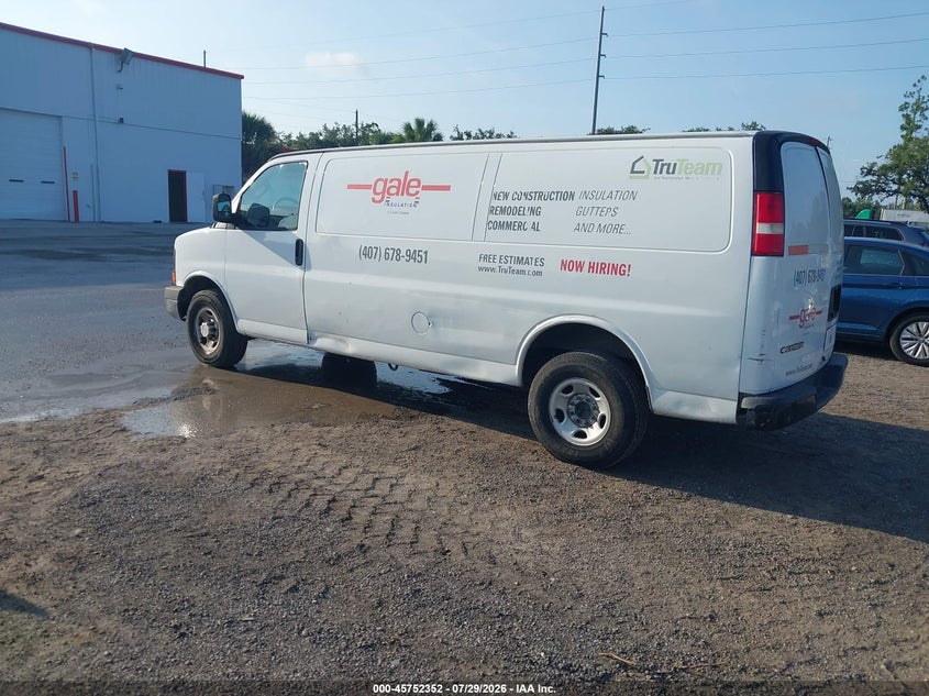 Vin: 1gcwgbff0h1217650, lot: 46251074, chevrolet express 2500 work van 20173