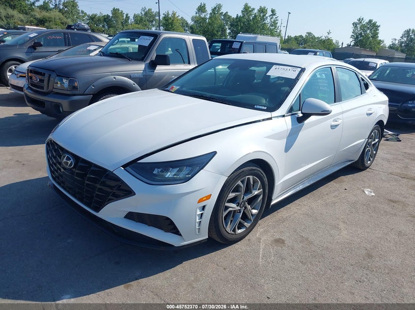 2021 Hyundai Sonata, Rear, IAAI, VIN 5NPEL4JA3MH080320 — photo 2