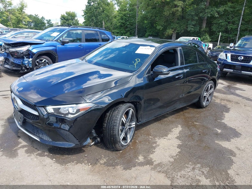 Vin: w1k5j4hb5pn327934, lot: 46251096, mercedes-benz cla 250 coupe 4matic 20232