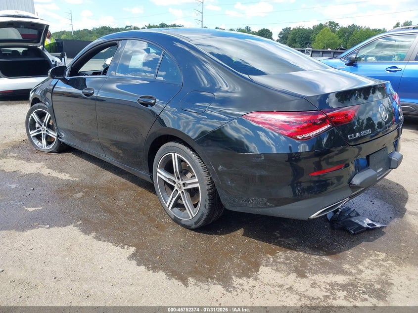 Vin: w1k5j4hb5pn327934, lot: 46251096, mercedes-benz cla 250 coupe 4matic 20233
