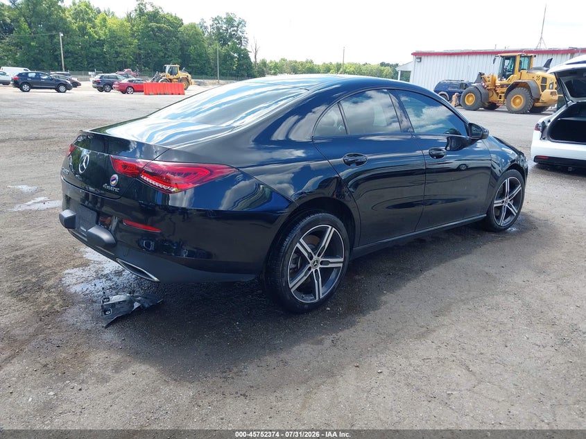 Vin: w1k5j4hb5pn327934, lot: 46251096, mercedes-benz cla 250 coupe 4matic 20234