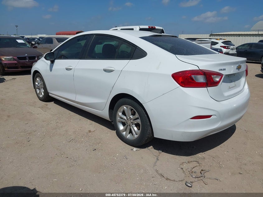 Vin: 1g1bc5sm4k7153450, lot: 46251101, chevrolet cruze ls 20193