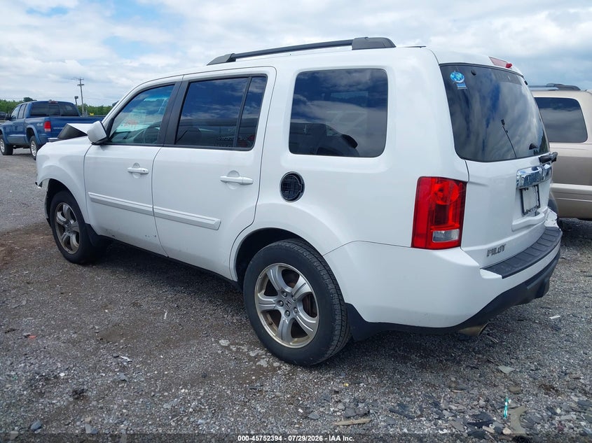 Vin: 5fnyf4h74db071848, lot: 46251116, honda pilot ex-l 20133
