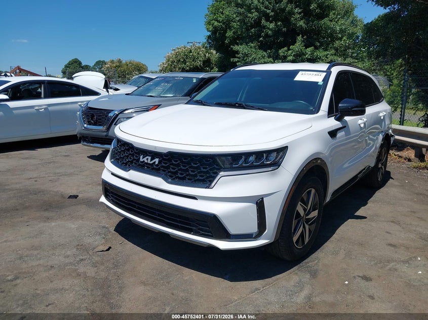 Vin: 5xyrl4lcxng129182, lot: 46251124, kia sorento s 20222