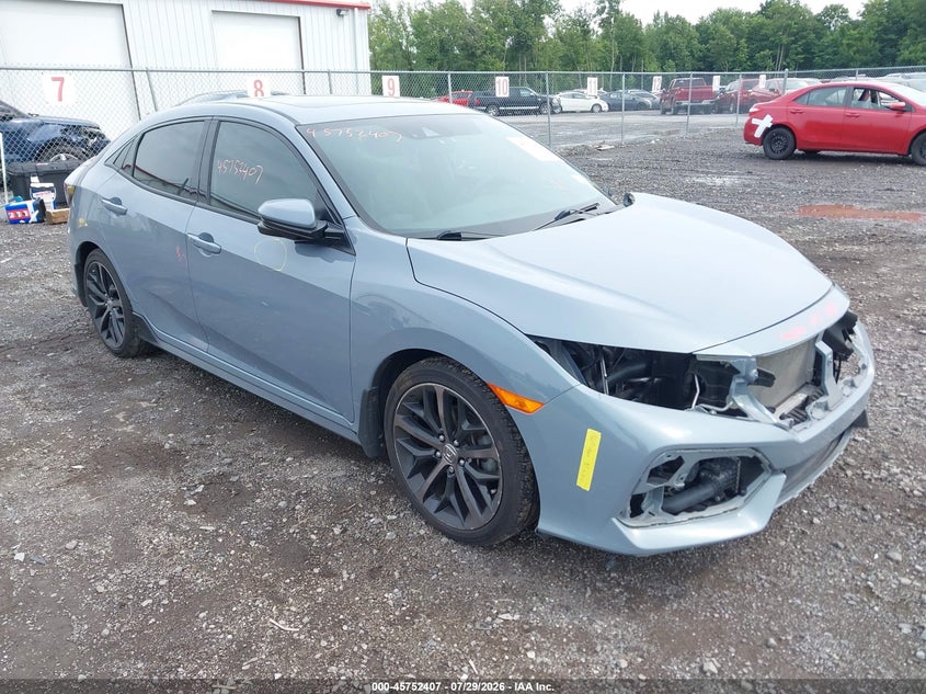 Vin: shhfk7h91mu206935, lot: 46251129, honda civic sport touring 2021 img_1