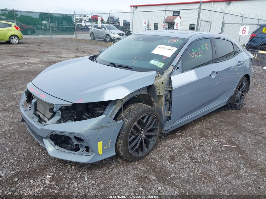 Vin: shhfk7h91mu206935, lot: 46251129, honda civic sport touring 20212