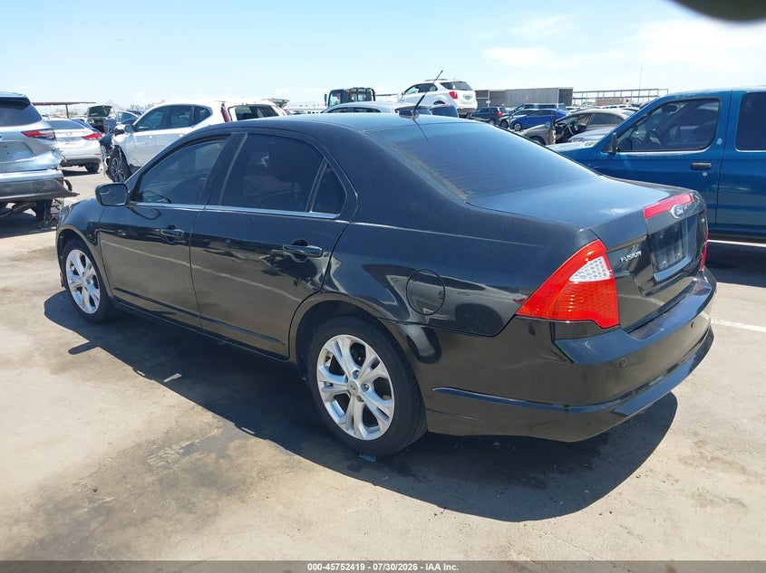 Vin: 3fahp0ha5cr290628, lot: 46251141, ford fusion se 20123