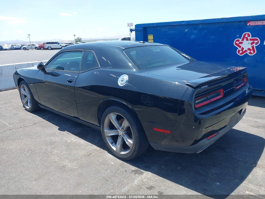Vin: 2c3cdzat1fh712282, lot: 46251145, dodge challenger r/t 20153