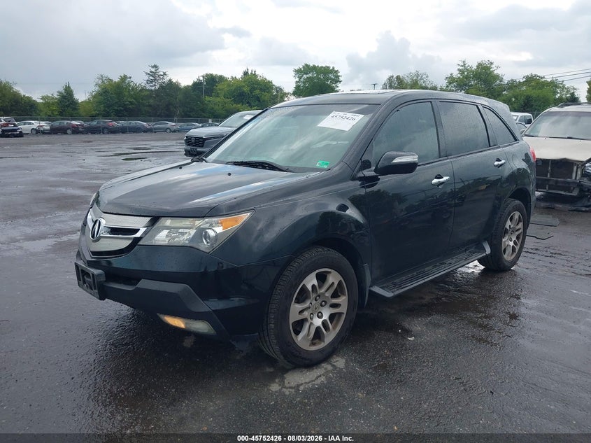 2009 Acura MDX, Right Front, IAAI, VIN 2HNYD28649H515985 — photo 2