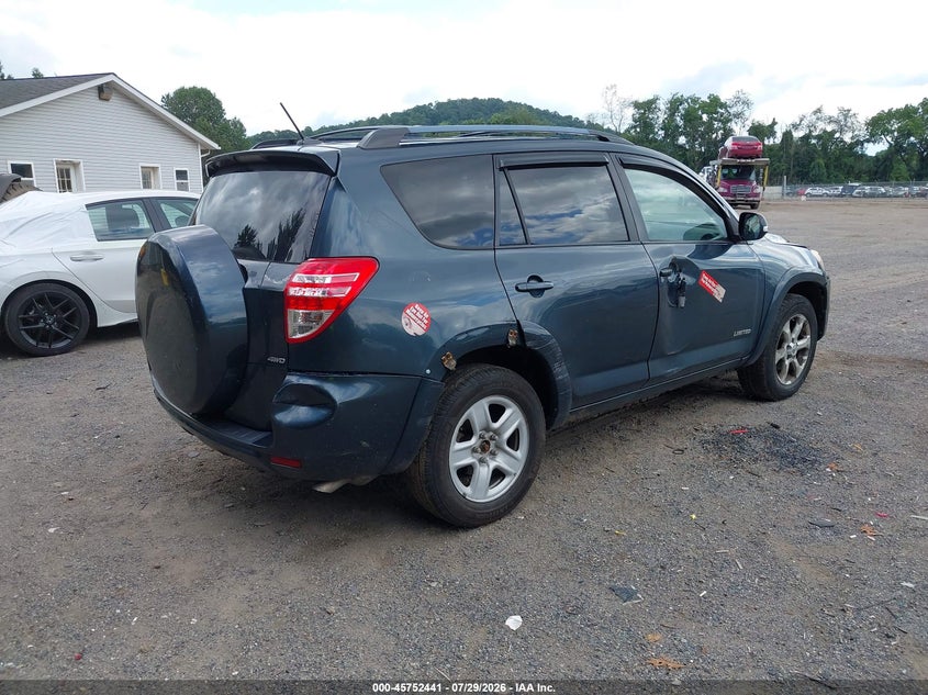 Vin: 2t3dk4dv8aw017683, lot: 46251163, toyota rav4 limited v6 20104