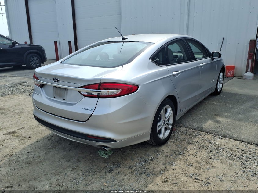 Vin: 3fa6p0uu8jr271463, lot: 46251189, ford fusion hybrid s 20184