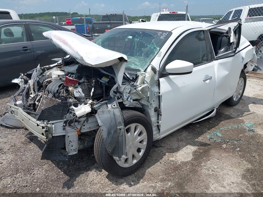 Vin: 3n1cn7ap9kl841326, lot: 46251210, nissan versa 1.6 sv 20192