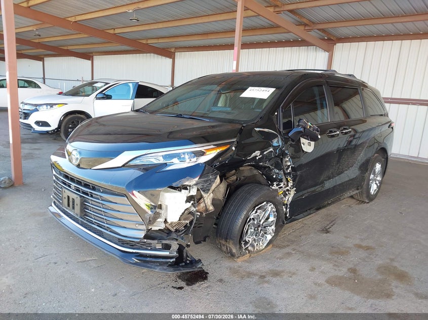Vin: 5tdeskfcxns062233, lot: 46251217, toyota sienna platinum 20222