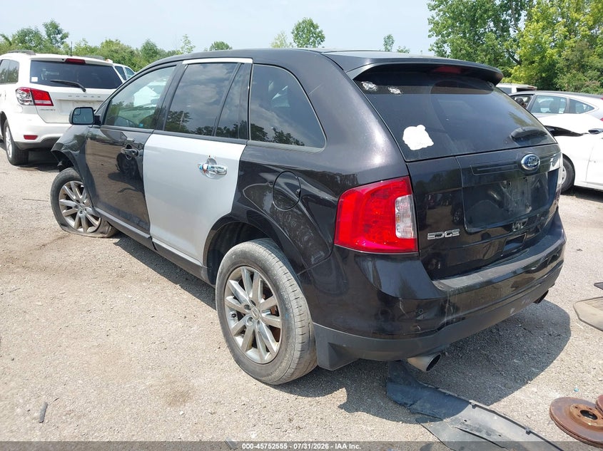 Vin: 2fmdk3jc2dbc77433, lot: 46251277, ford edge sel 20133