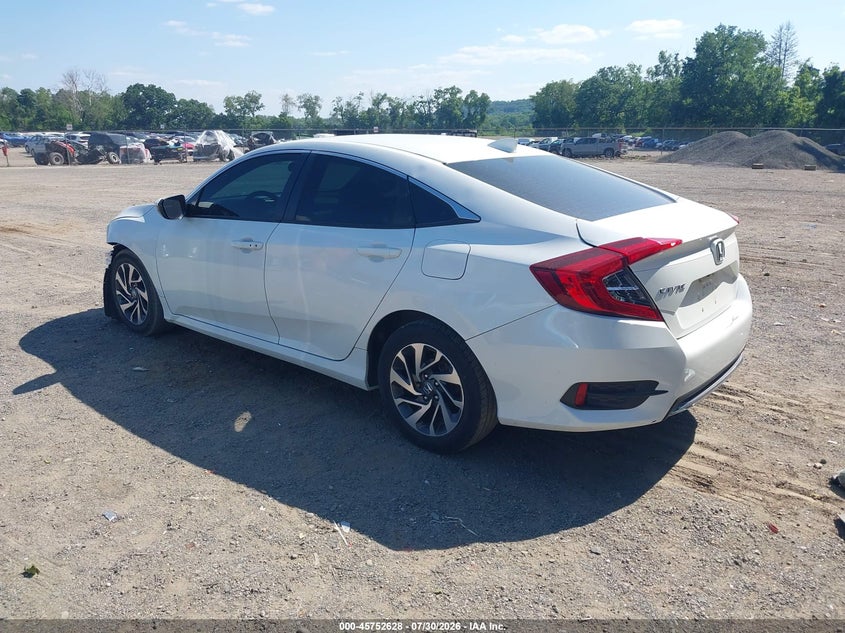 Vin: 19xfc2f79je203382, lot: 46251350, honda civic ex 20183