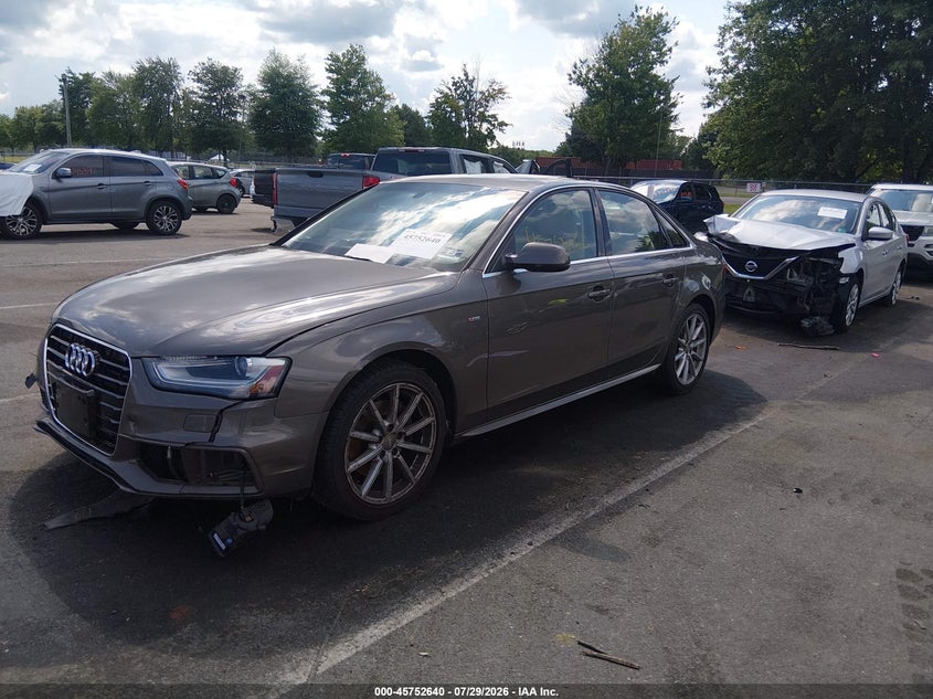 Vin: wauffafl2ea007241, lot: 46251362, audi a4 2.0t premium 20142