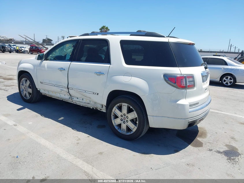 Vin: 1gkkrtkd1ej323740, lot: 46251382, gmc acadia denali 20143