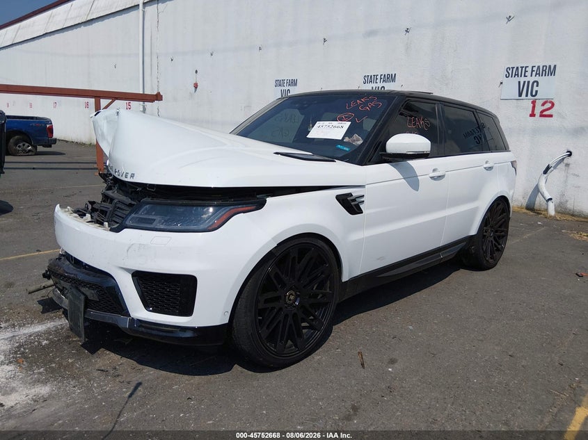 Vin: salwr2rv1ka827778, lot: 46251390, land rover range rover sport hse 20192