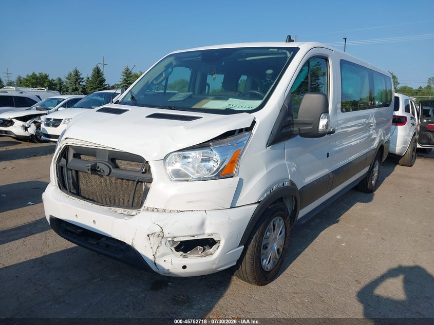 Vin: 1fbax2y86mka12576, lot: 46251440, ford transit-350 passenger van xlt 20212