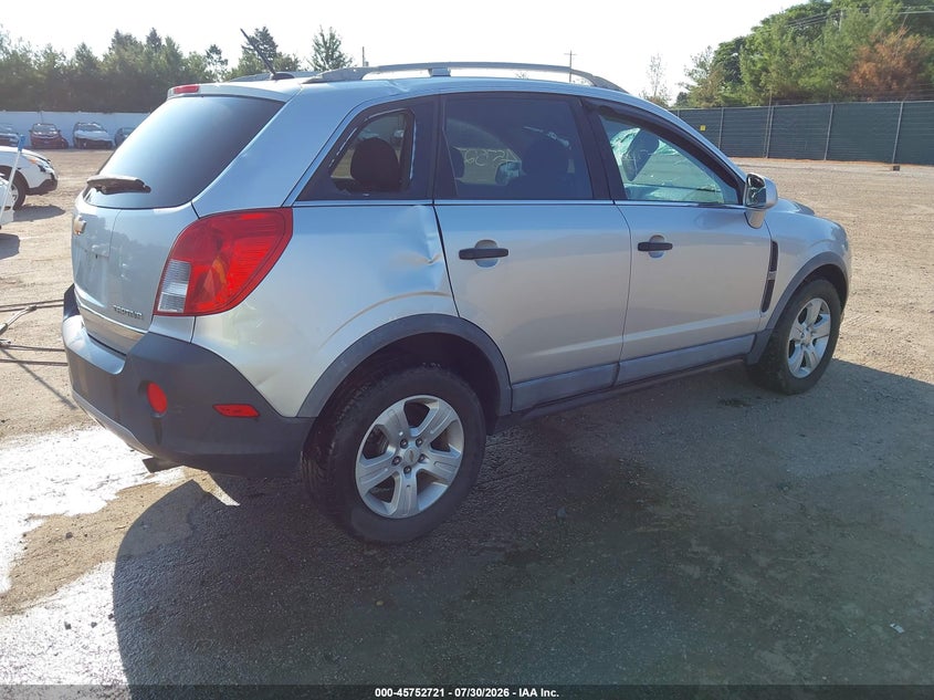 Vin: 3gnal2ekxds613265, lot: 46251443, chevrolet captiva sport fleet ls 20134
